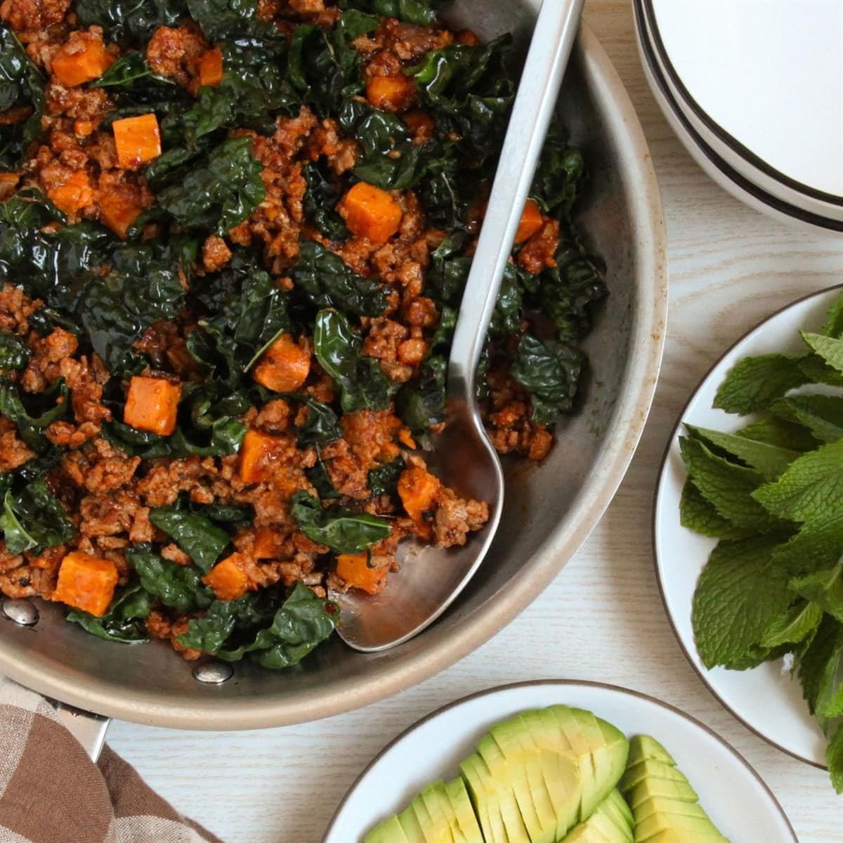 Ground Turkey Sweet Potato Skillet - Image