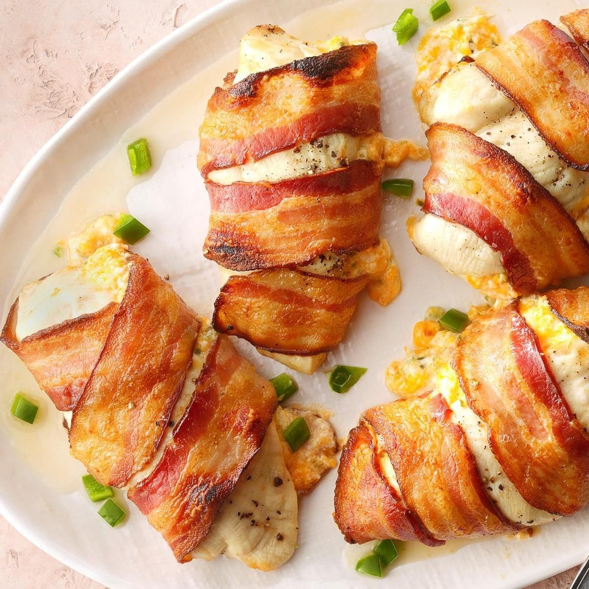 Jalapeno Popper Stuffed Chicken Breasts - Image
