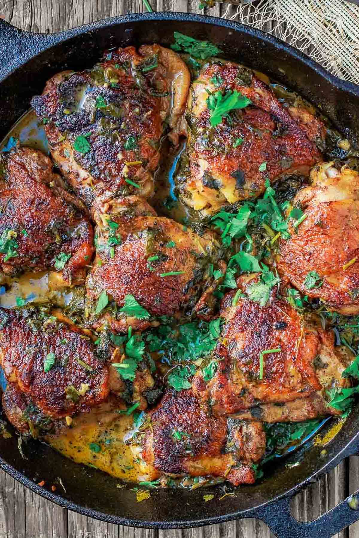 Cilantro Lime Chicken Thighs - Image