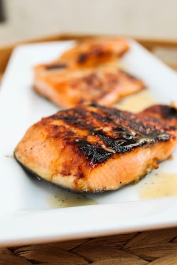 Honey Salmon with Browned Butter Lime Sauce - Image