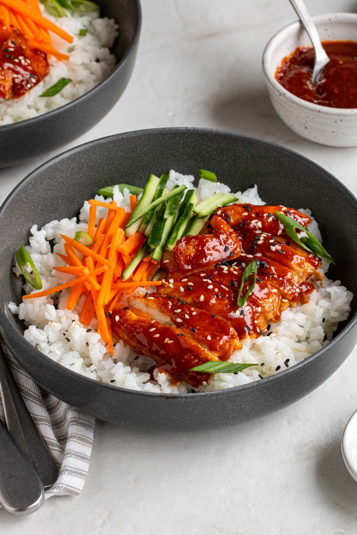 Spicy Gochujang Chicken Bowls - Image