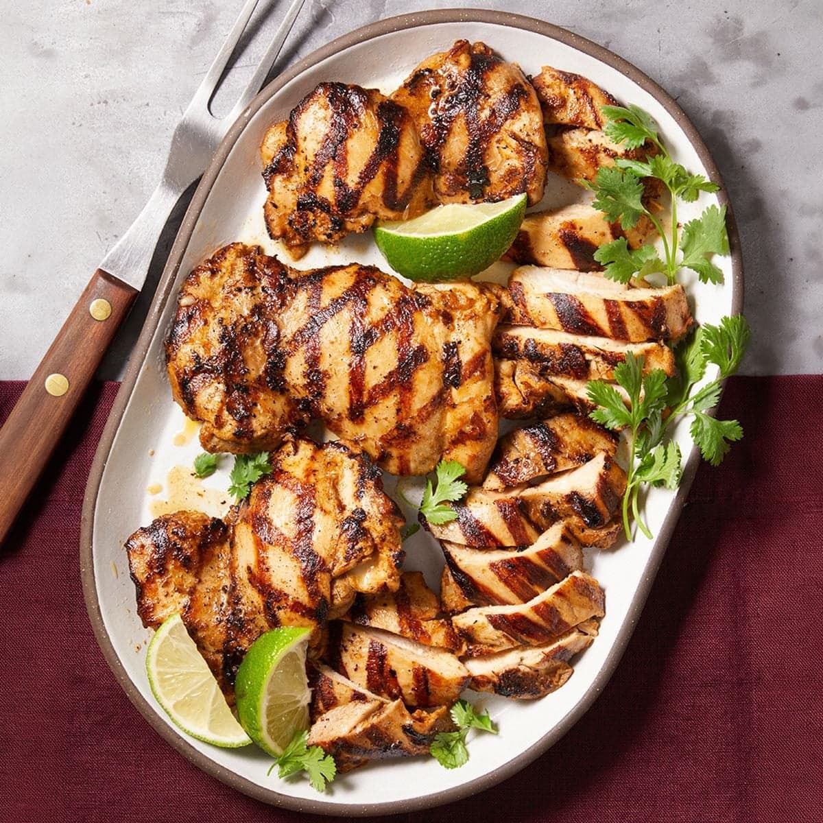 Copycat Chipotle Chicken Thighs - Image