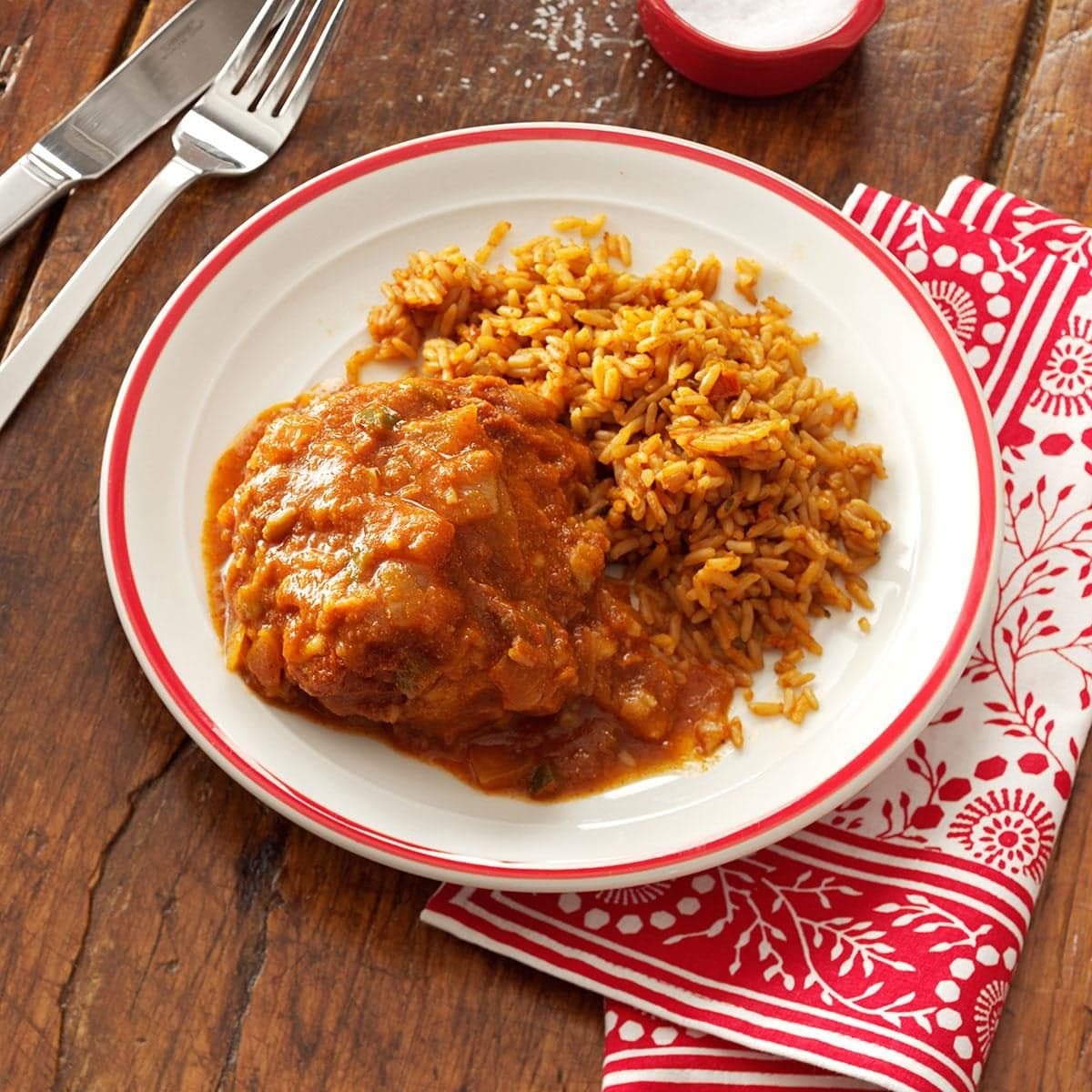 Mexican Smothered Chicken Thighs - Image