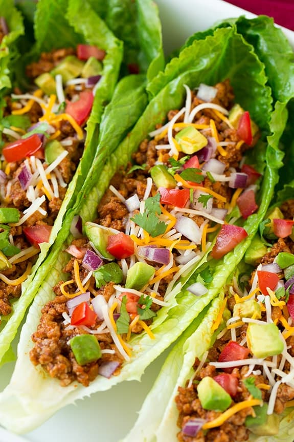 Turkey Taco Lettuce Wraps - Image