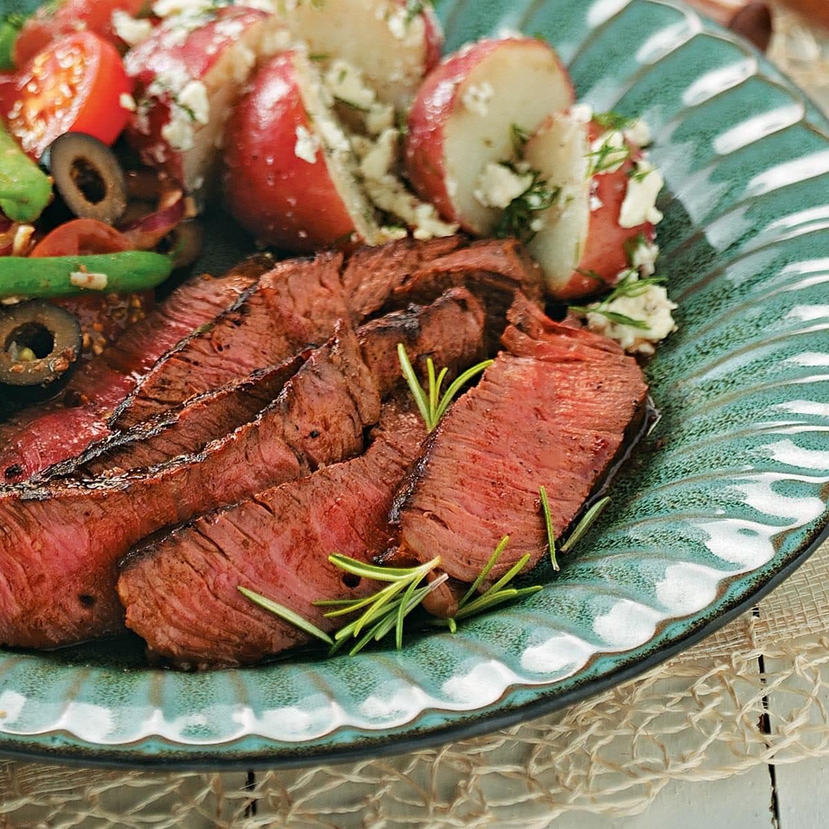 Herb-Garlic Marinated Sirloin Steak - Image