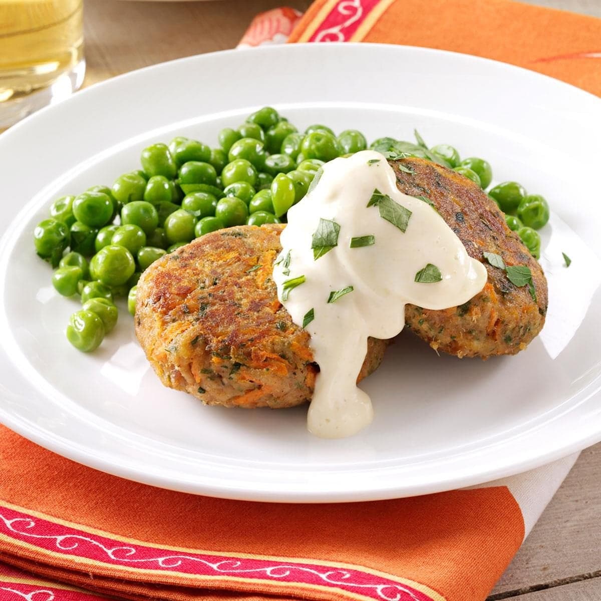 Tuna Cakes with Mustard Mayo - Image