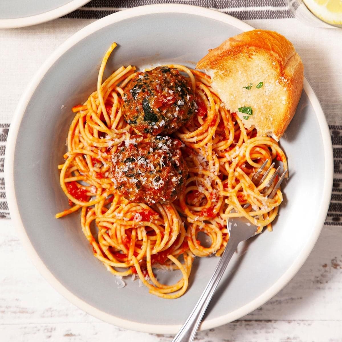 High-Protein Spinach Turkey Meatballs - Image
