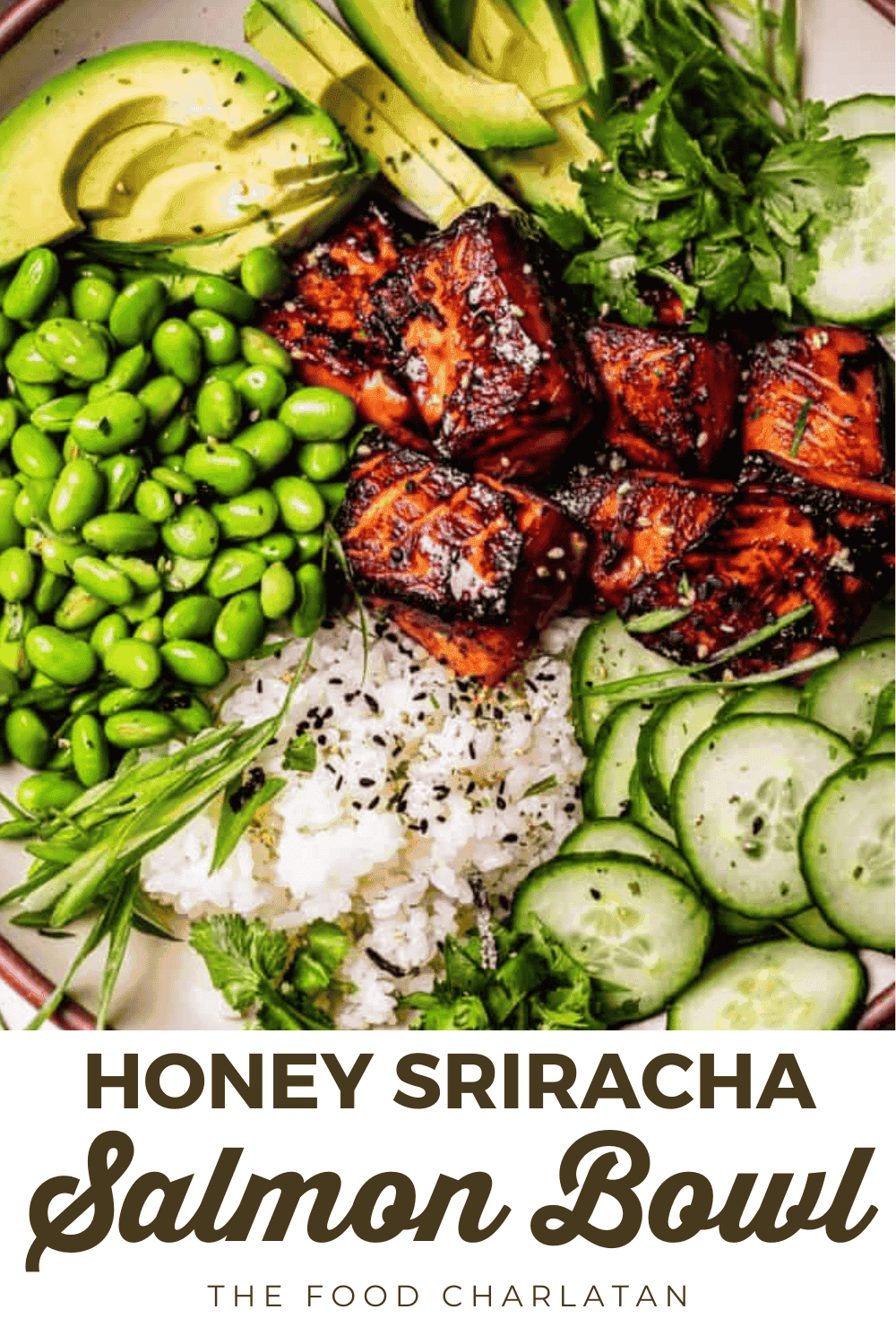 Honey Sriracha Salmon Bowls - Image