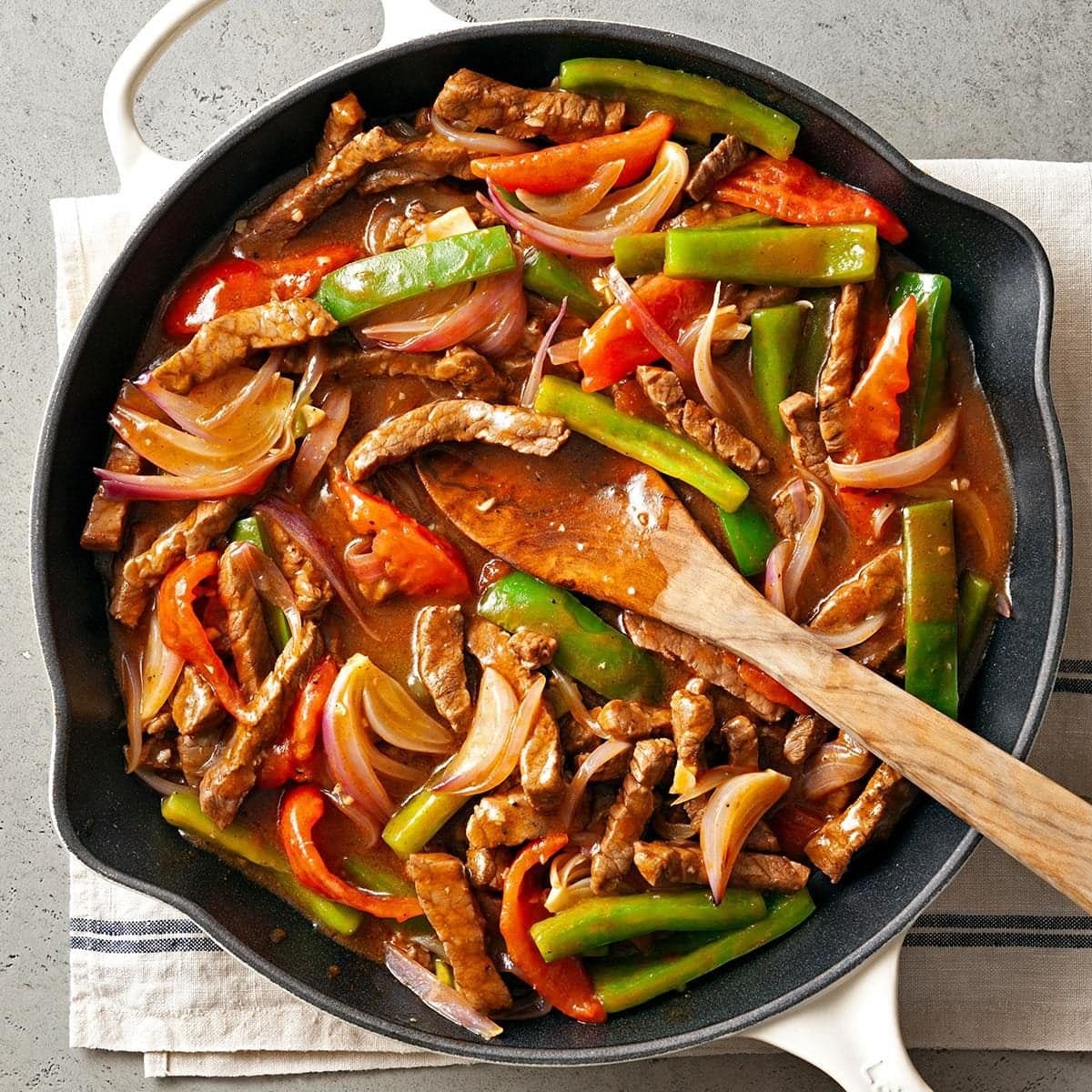 Skillet Pepper Steak - Image