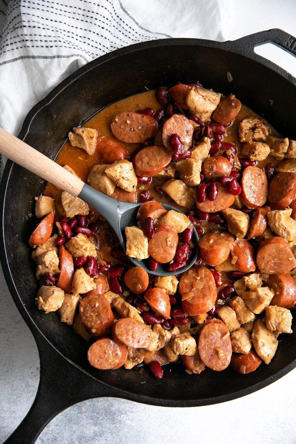 Cajun Chicken and Sausage Skillet - Image