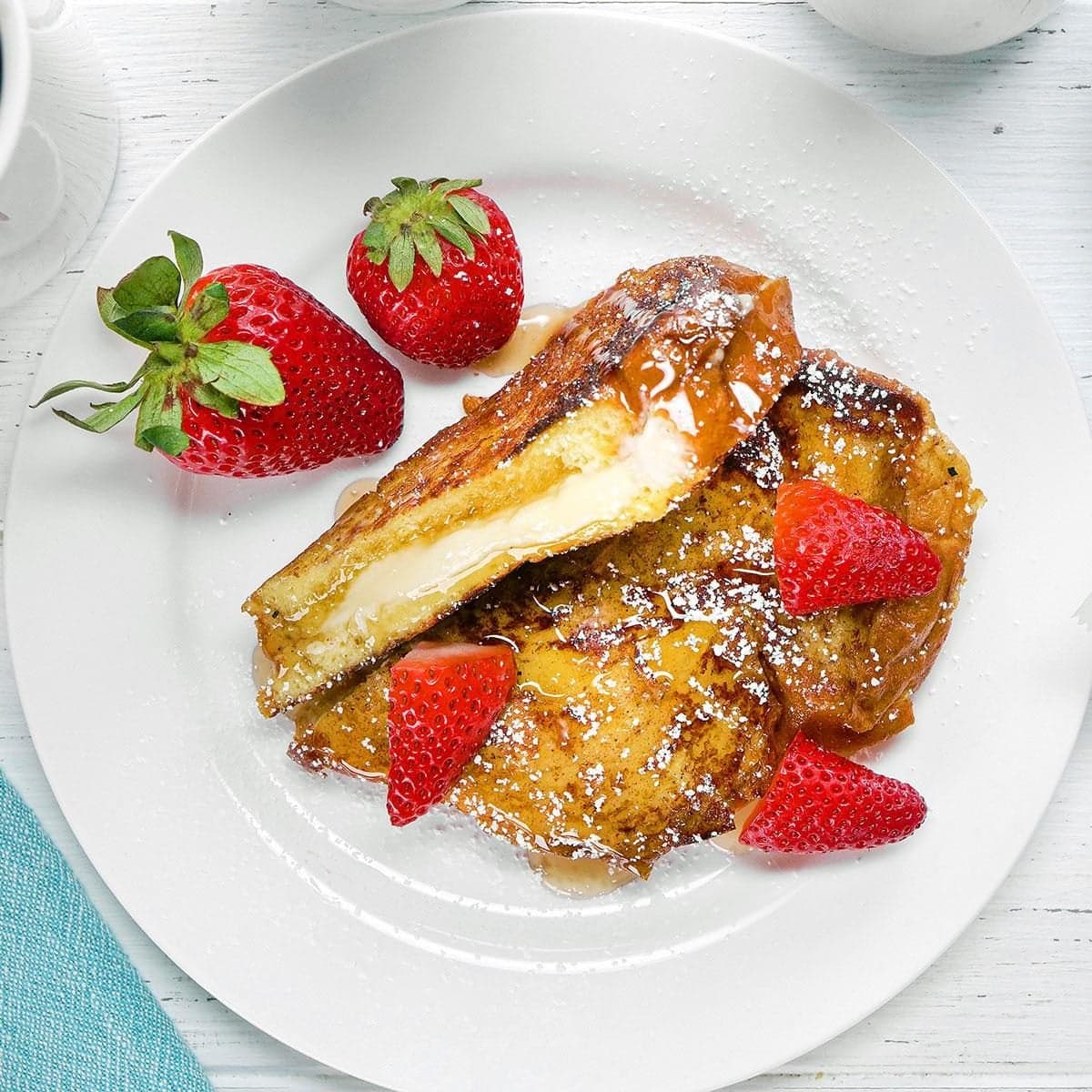Cream Cheese Stuffed French Toast