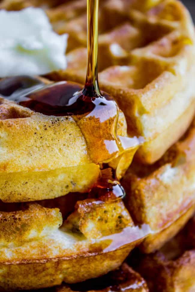 Homemade Waffles from Scratch - Image