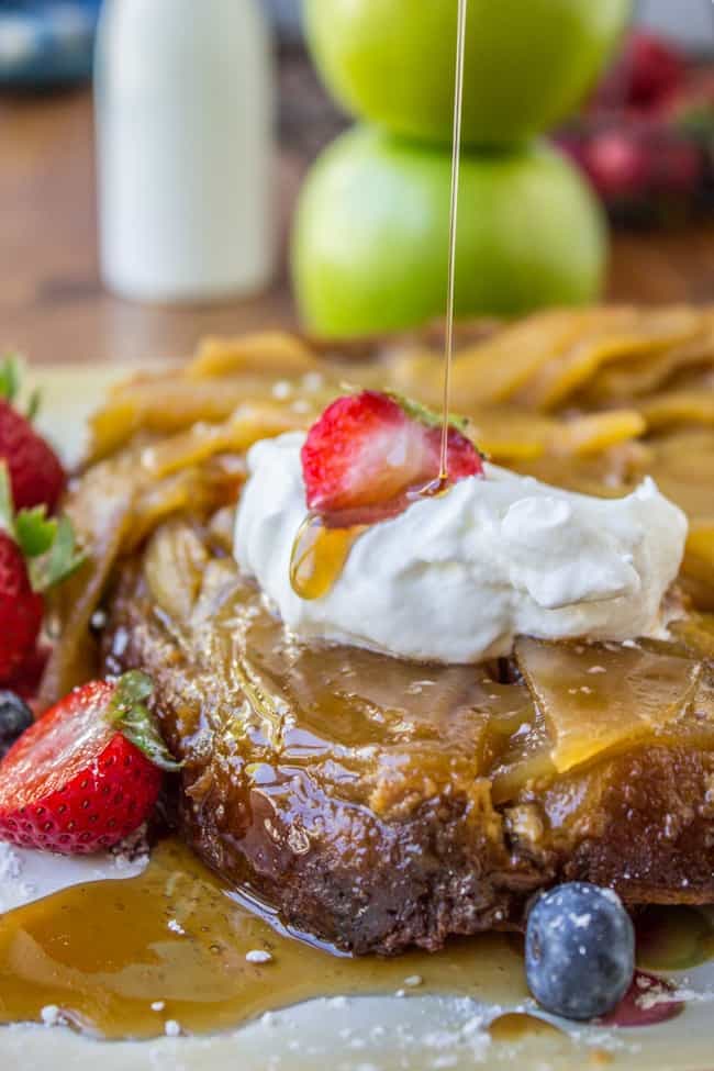 Caramel Apple Upside-Down French Toast Bake - Image