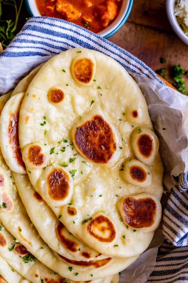 Homemade Garlic Butter Naan (and the Science of Those Steam Pockets) - Image