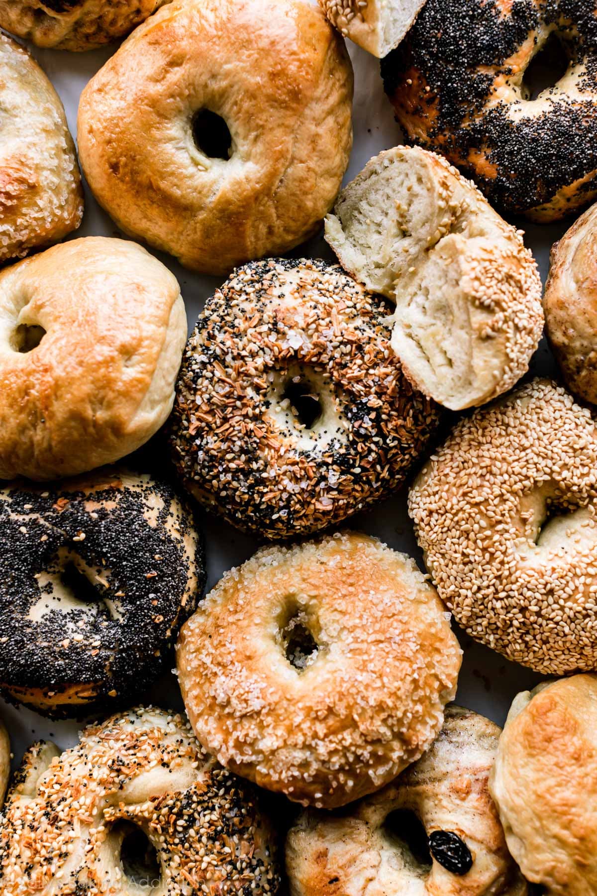 Chewy Homemade Bagels - Image