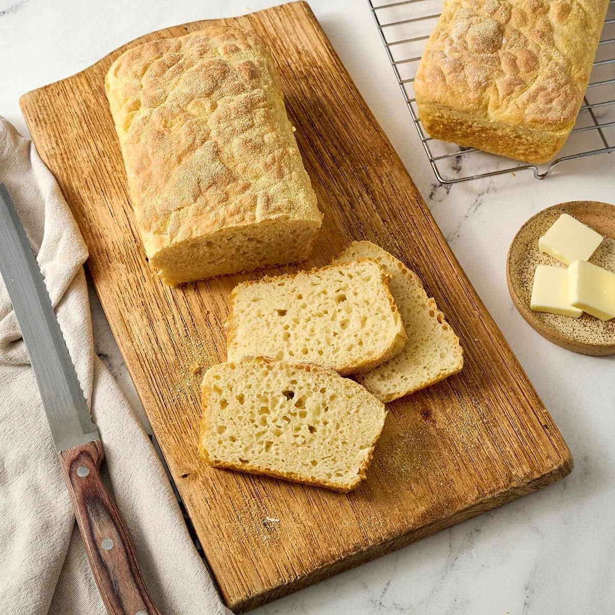 English Muffin Bread (and the No-Knead Trick Behind All Those Nooks and Crannies) - Image