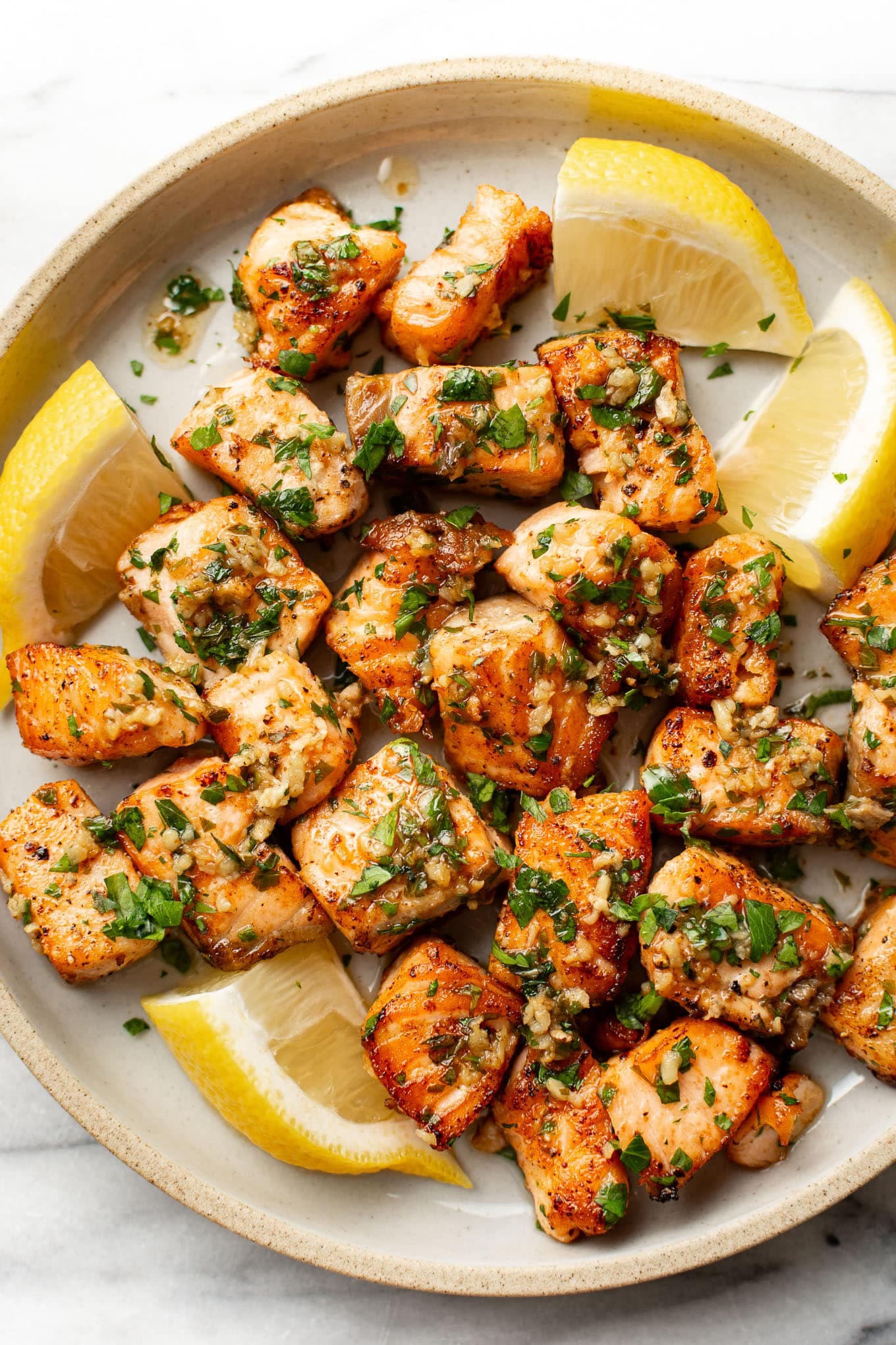 Garlic Butter Salmon Bites - Image