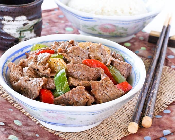 Black Pepper Beef Stir-Fry - Image
