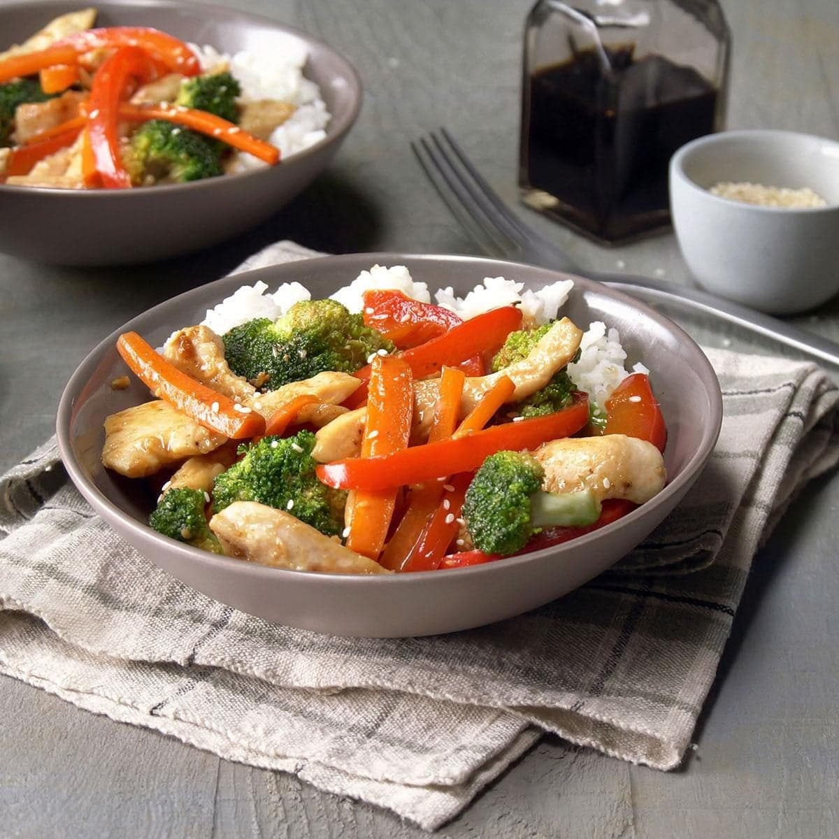 Garlic Ginger Chicken Stir-Fry - Image