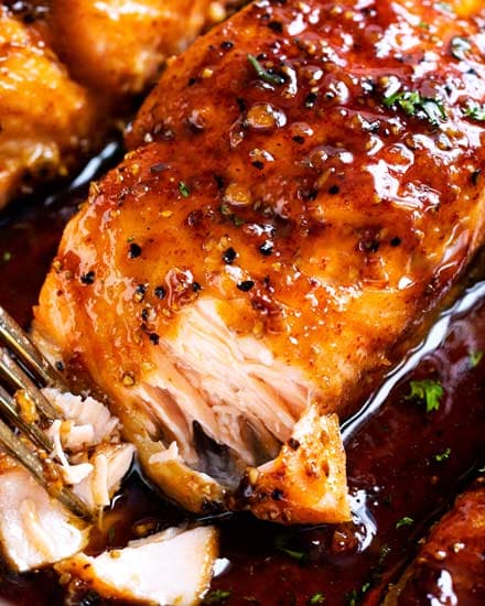 Honey Garlic Salmon - Image