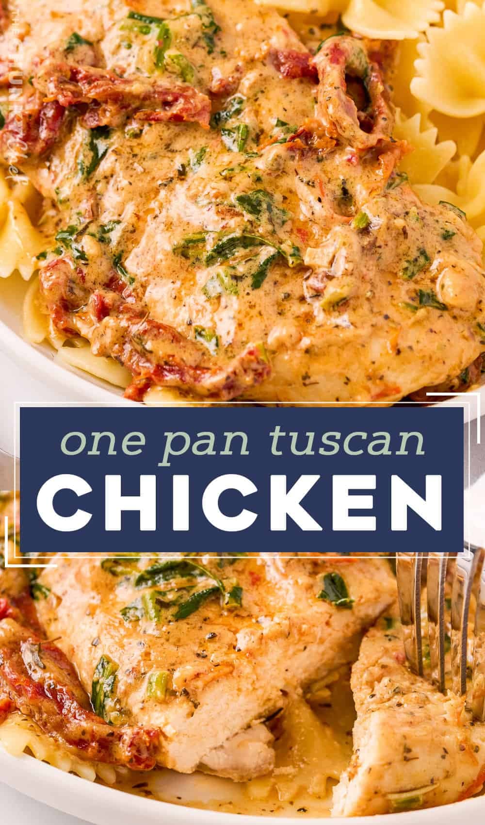 One Pan Creamy Tuscan Chicken - Image