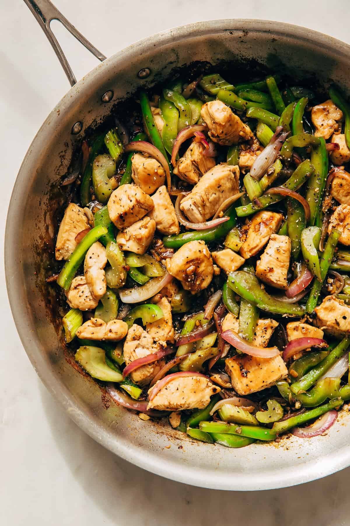 Black Pepper Chicken Stir-Fry - Image