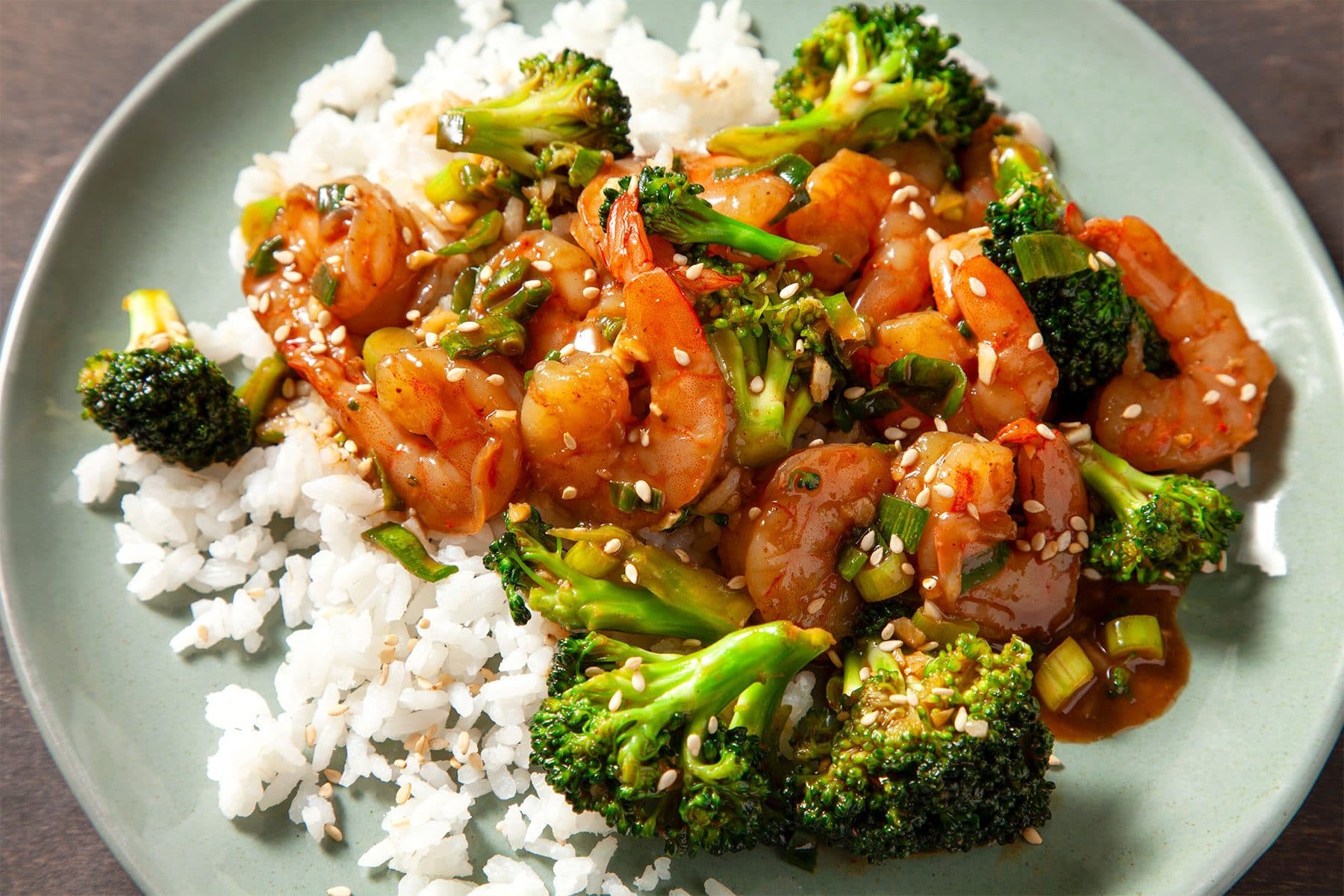Garlic Hoisin Shrimp and Broccoli Stir-Fry - Image