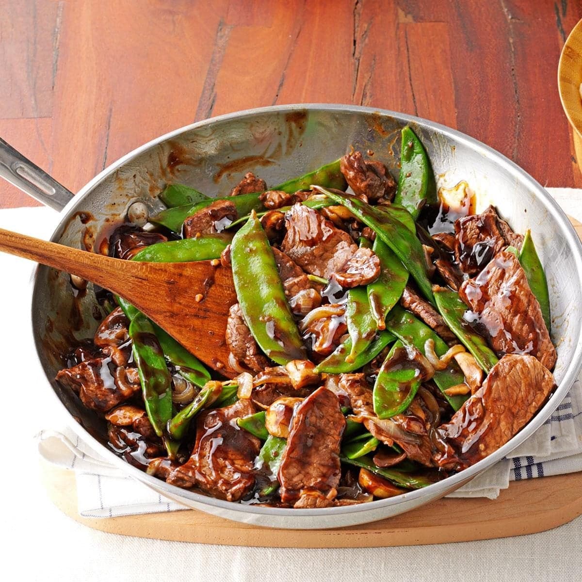 Snow Peas & Beef Stir-Fry - Image