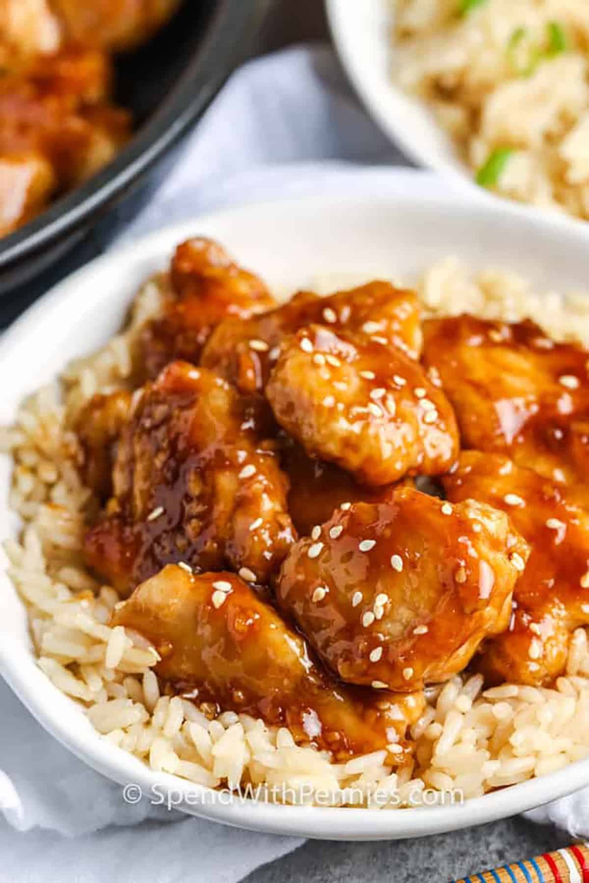 Sticky Honey Chicken - Image