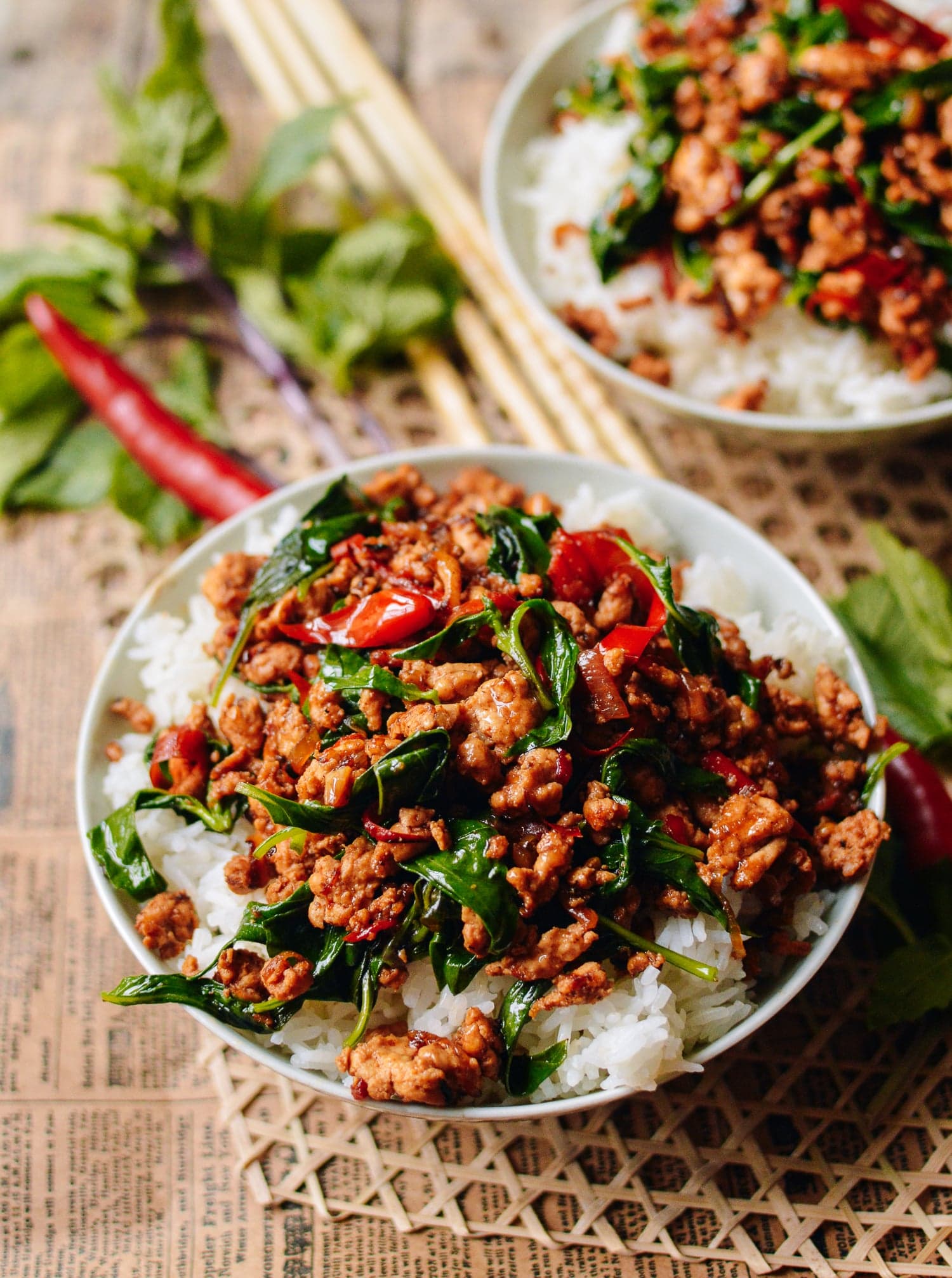 Thai Basil Chicken (Pad Krapow Gai) - Image