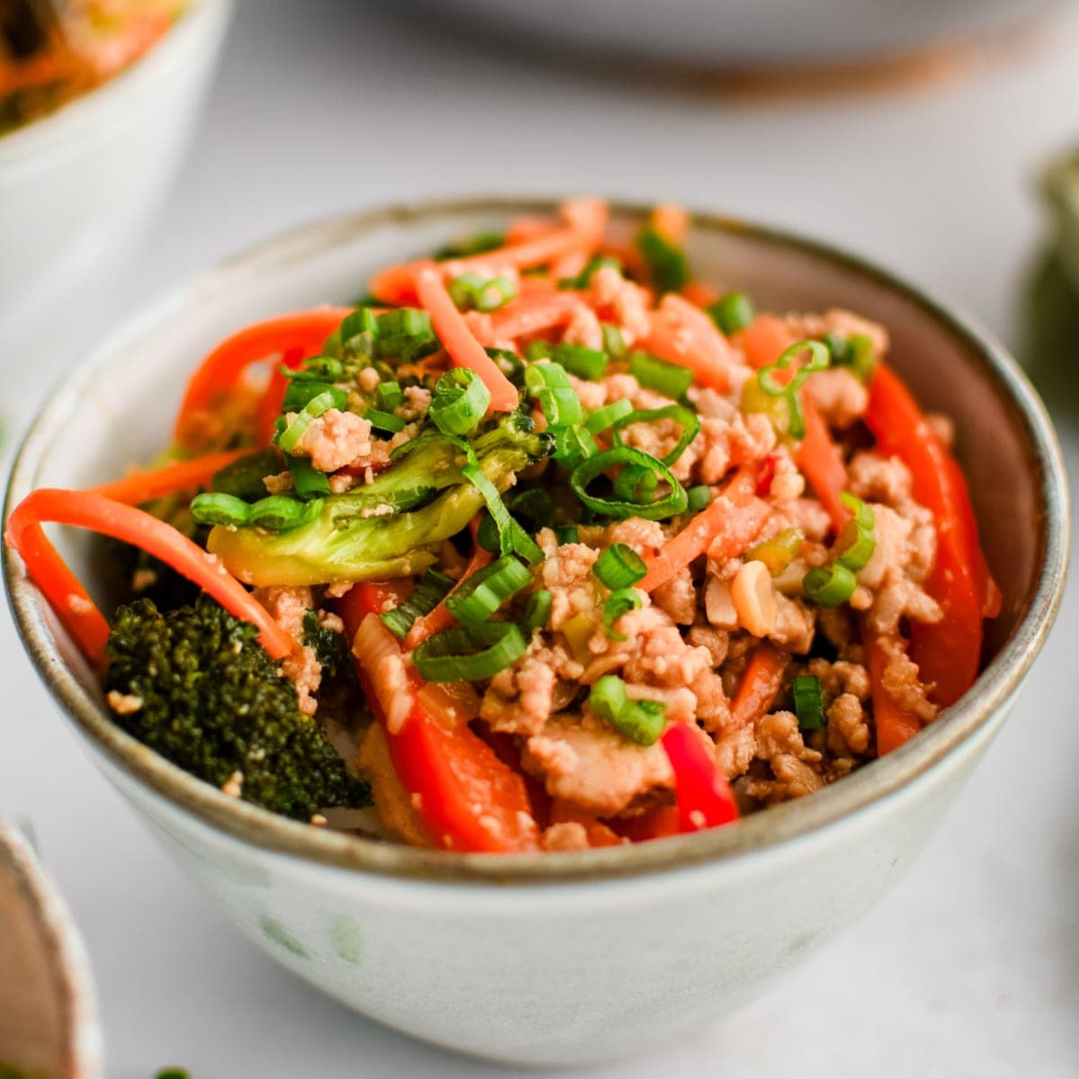 Sweet Chili Ground Chicken and Broccoli Stir-Fry - Image