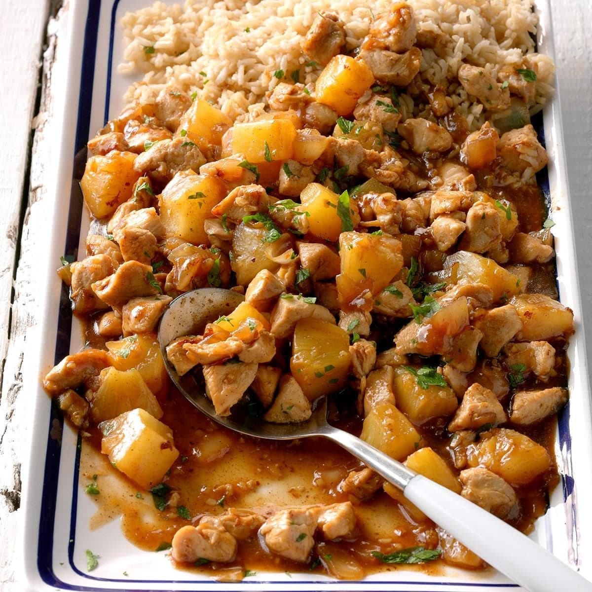 Pineapple-Ginger Chicken Stir-Fry - Image