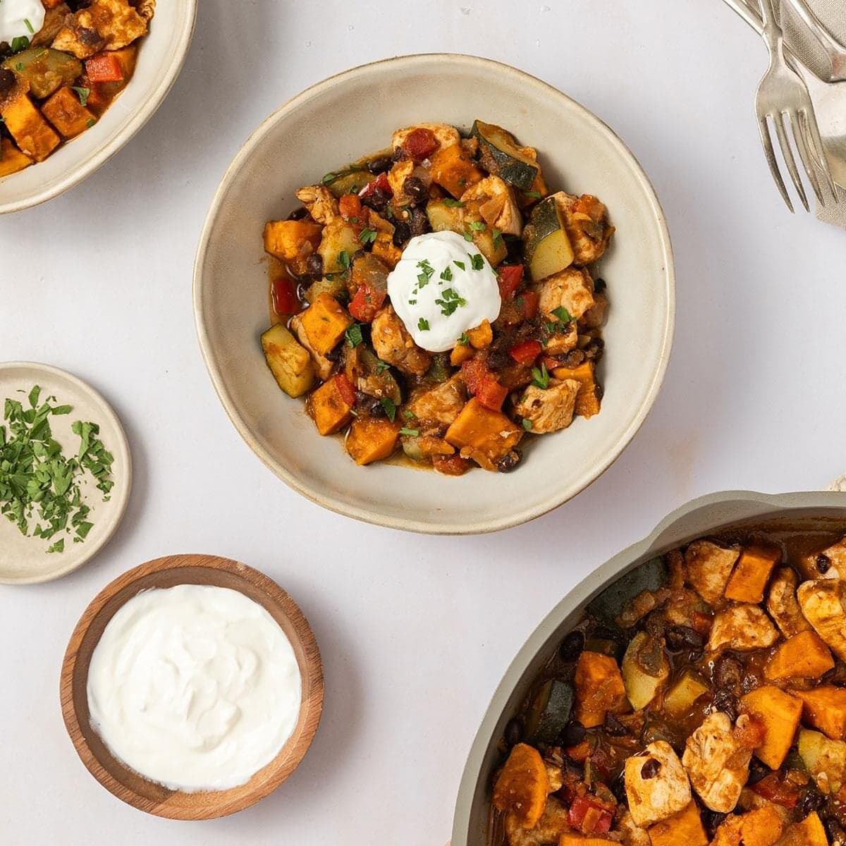 Chicken Sweet Potato Skillet - Image