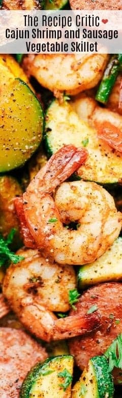 Cajun Shrimp and Sausage Skillet