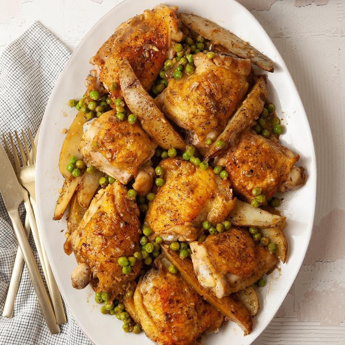 Chicken Vesuvio