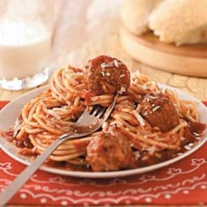Sunday Spaghetti and Meatballs - Image