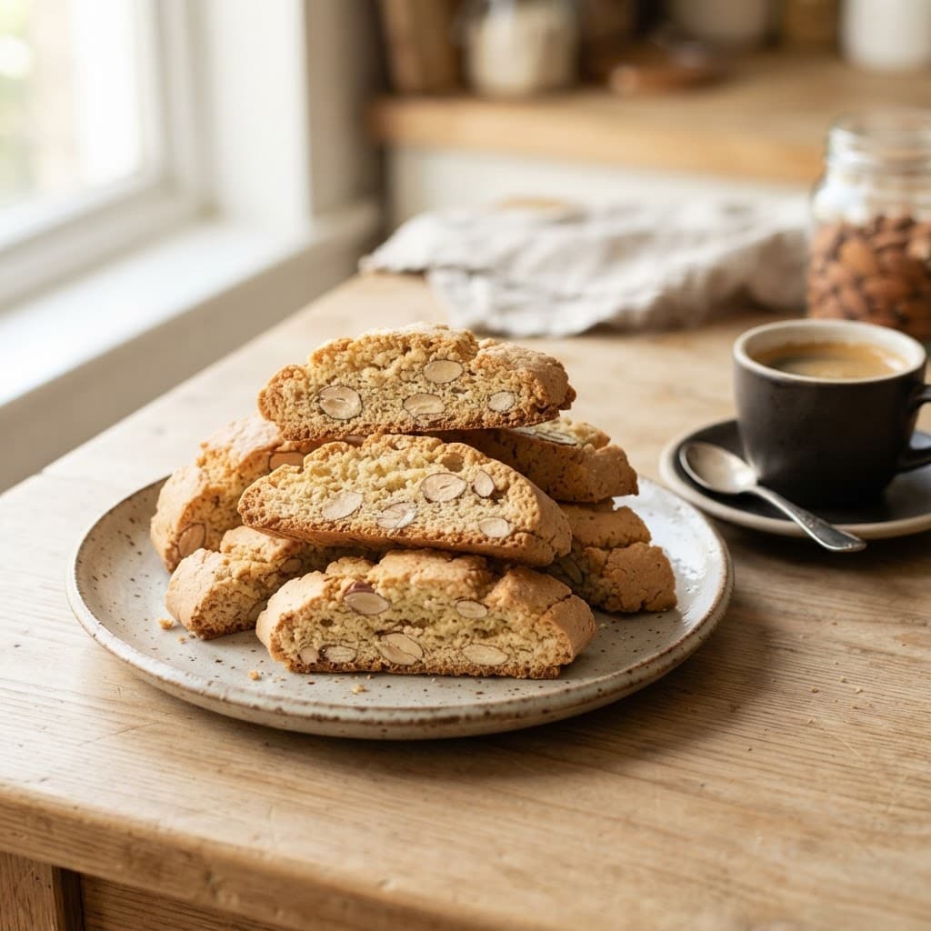 Classic Almond Biscotti - Image