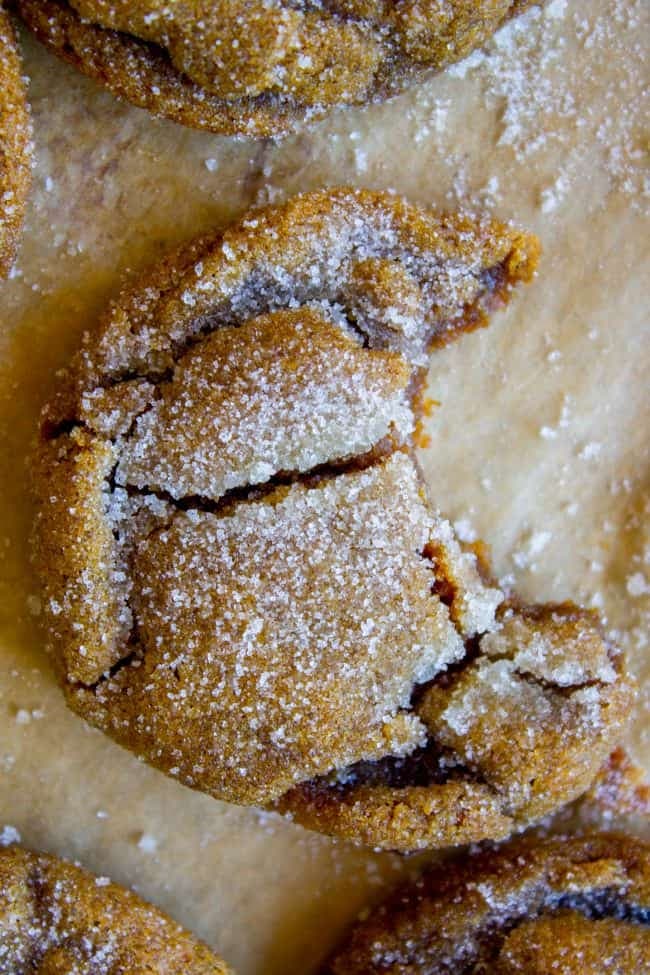 Soft and Chewy Ginger Molasses Cookies - Image