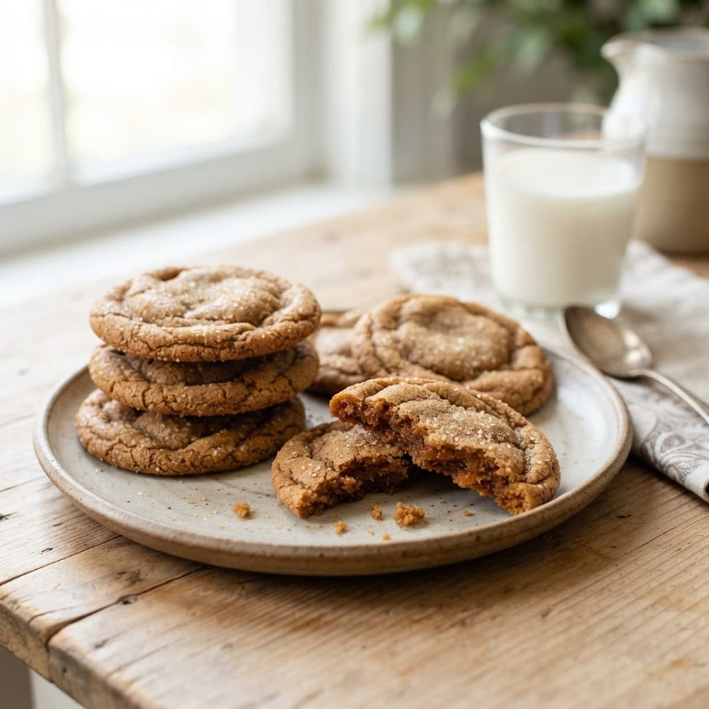 Chewy Brown Sugar Cookies - Image