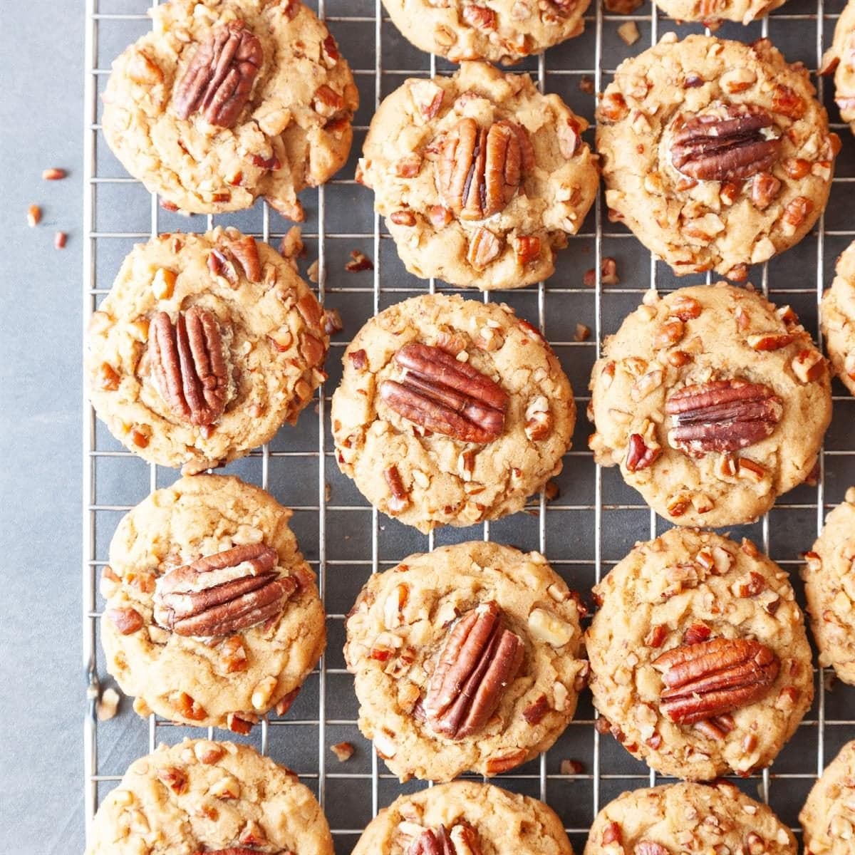 Brown Sugar Butter Pecan Cookies - Image
