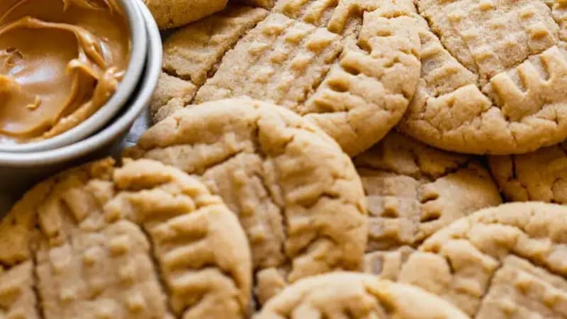 Soft and Chewy Peanut Butter Cookies - Image