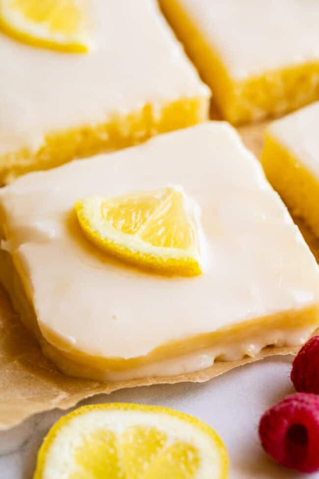 Lemon Sheet Cake with Lemon Glaze - Image