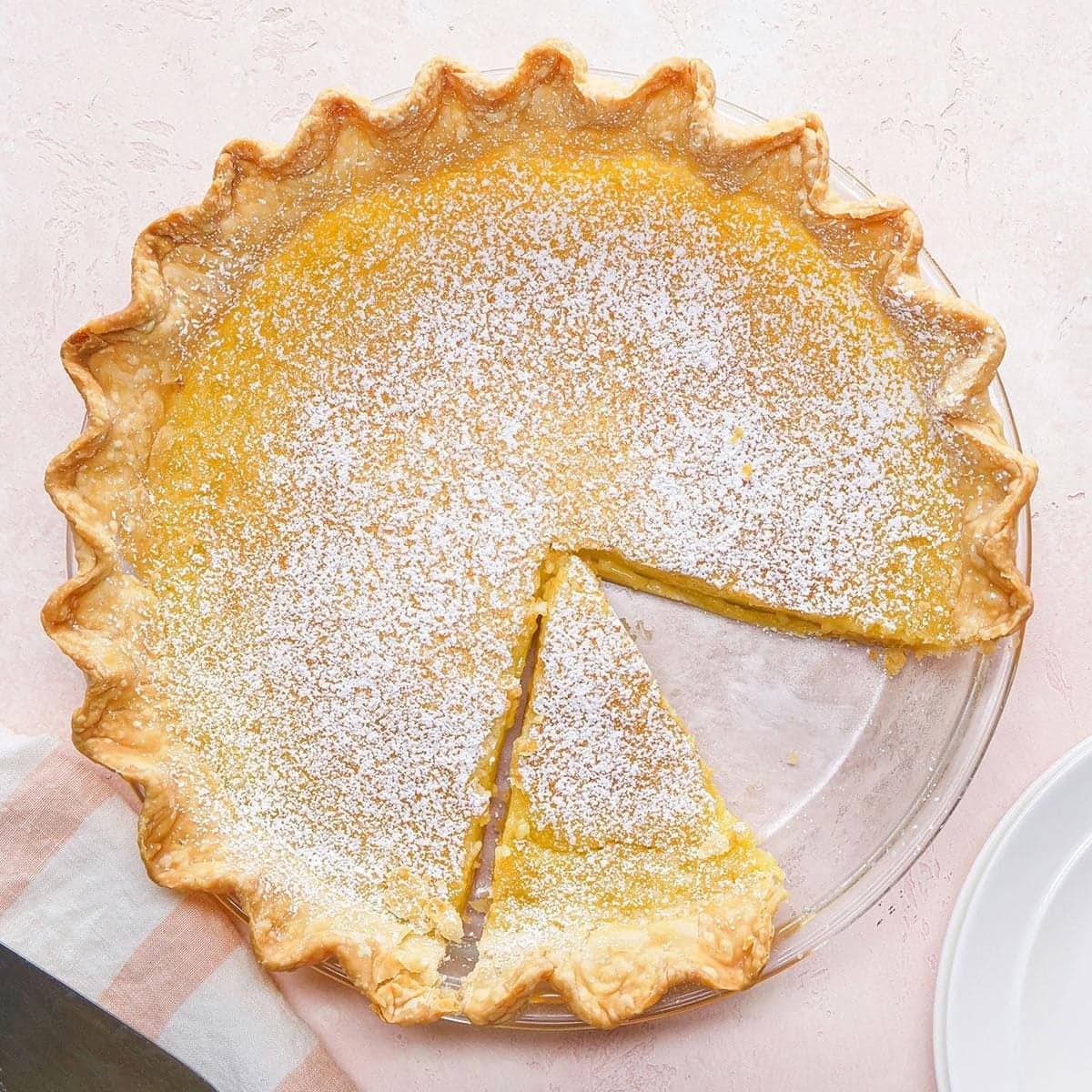 Lemon Chess Pie - Image