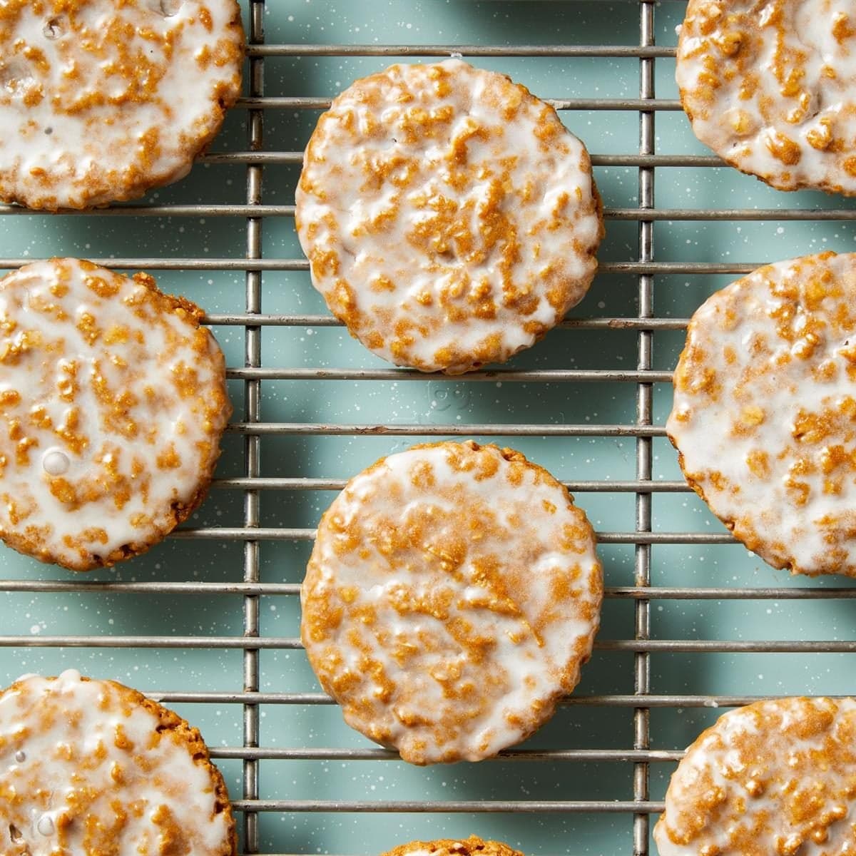 Iced Oatmeal Cookies - Image