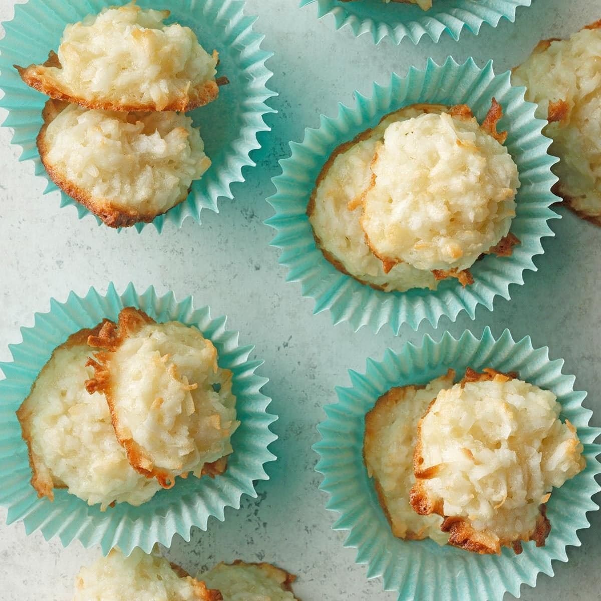 Chewy Golden Coconut Macaroons - Image