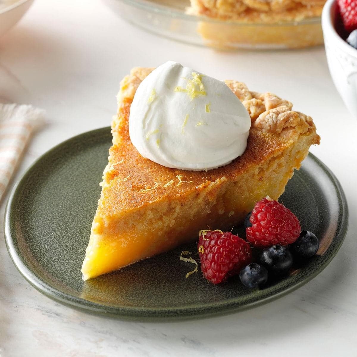 Old-Fashioned Buttermilk Pie - Image
