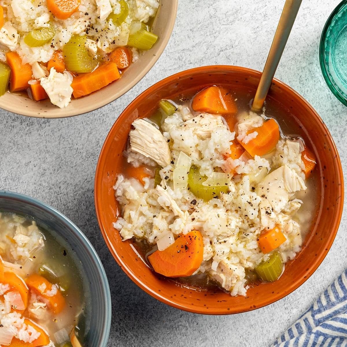 Cozy Chicken and Rice Soup - Image