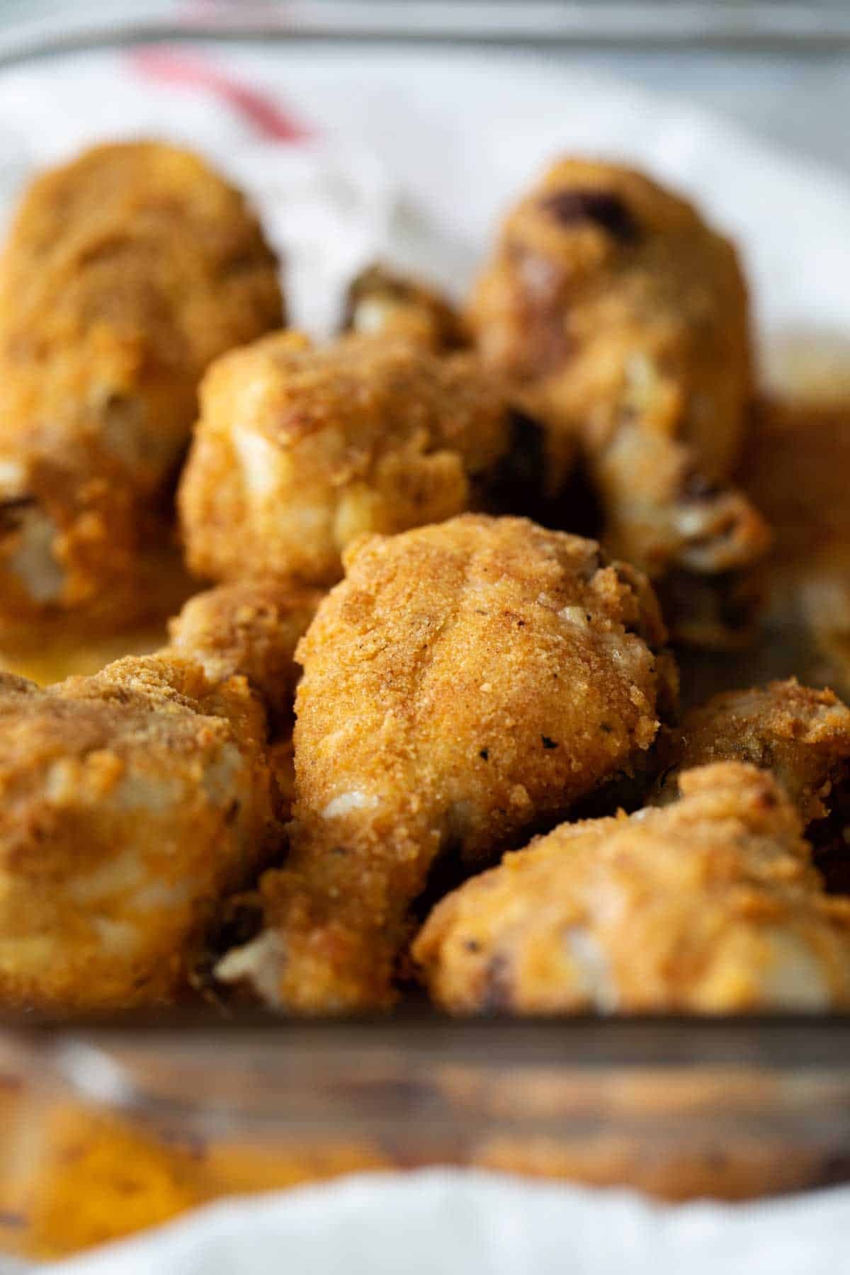 Crispy Baked Chicken Drumsticks - Image