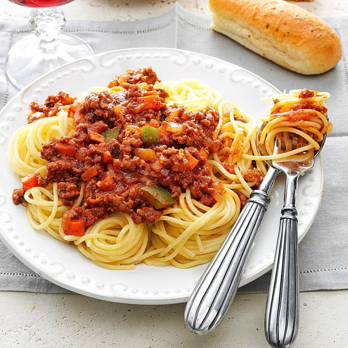 Weeknight Spaghetti with Meat Sauce - Image