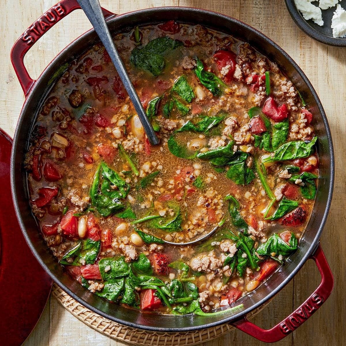 Spicy Sausage and Lentil Soup - Image